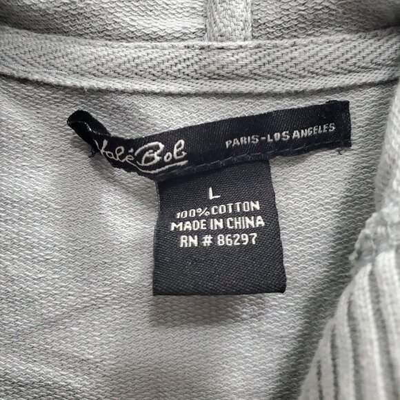 Sleeveless Gray Hoodie Sweater - Picture 4 of 6